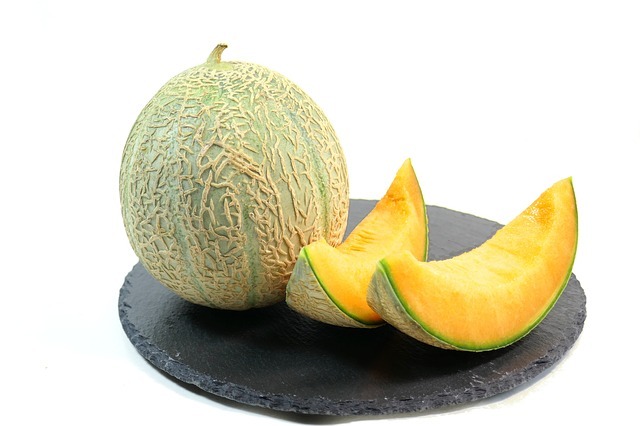 fruta primer plato melon