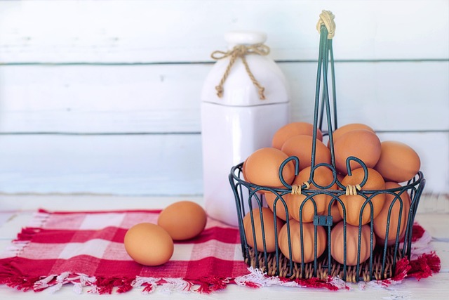 los huevos son muy ricos en biotina.