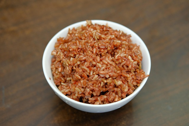 arroz integral cocinado