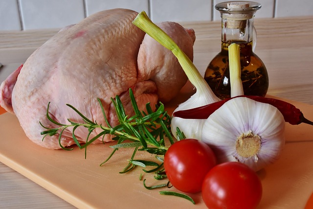 proteínas en el muslo y en la pechuga
